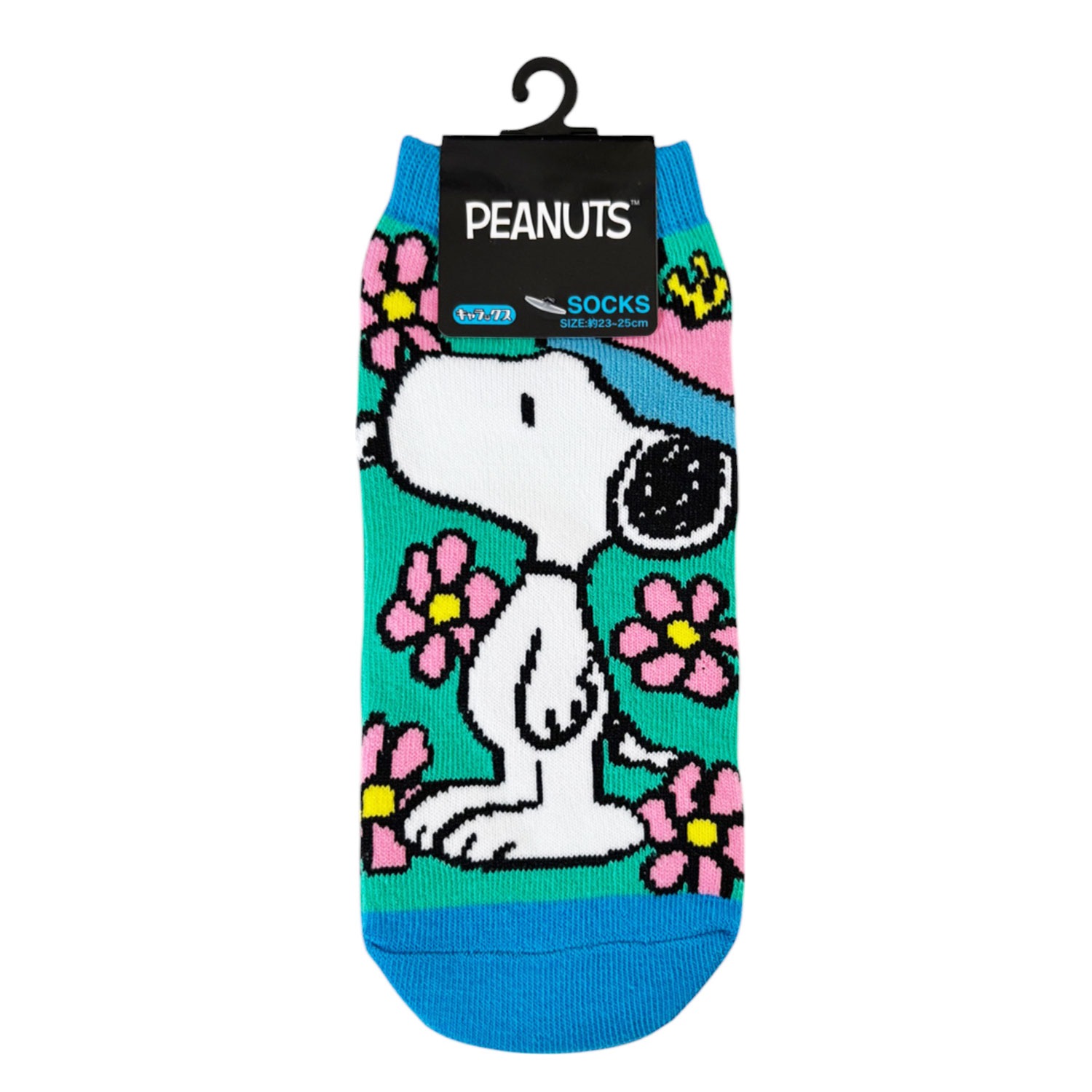 [公式] メーカー直営 PEANUTS スヌーピー キャラックス（靴下）ピーナツ 帽子と花