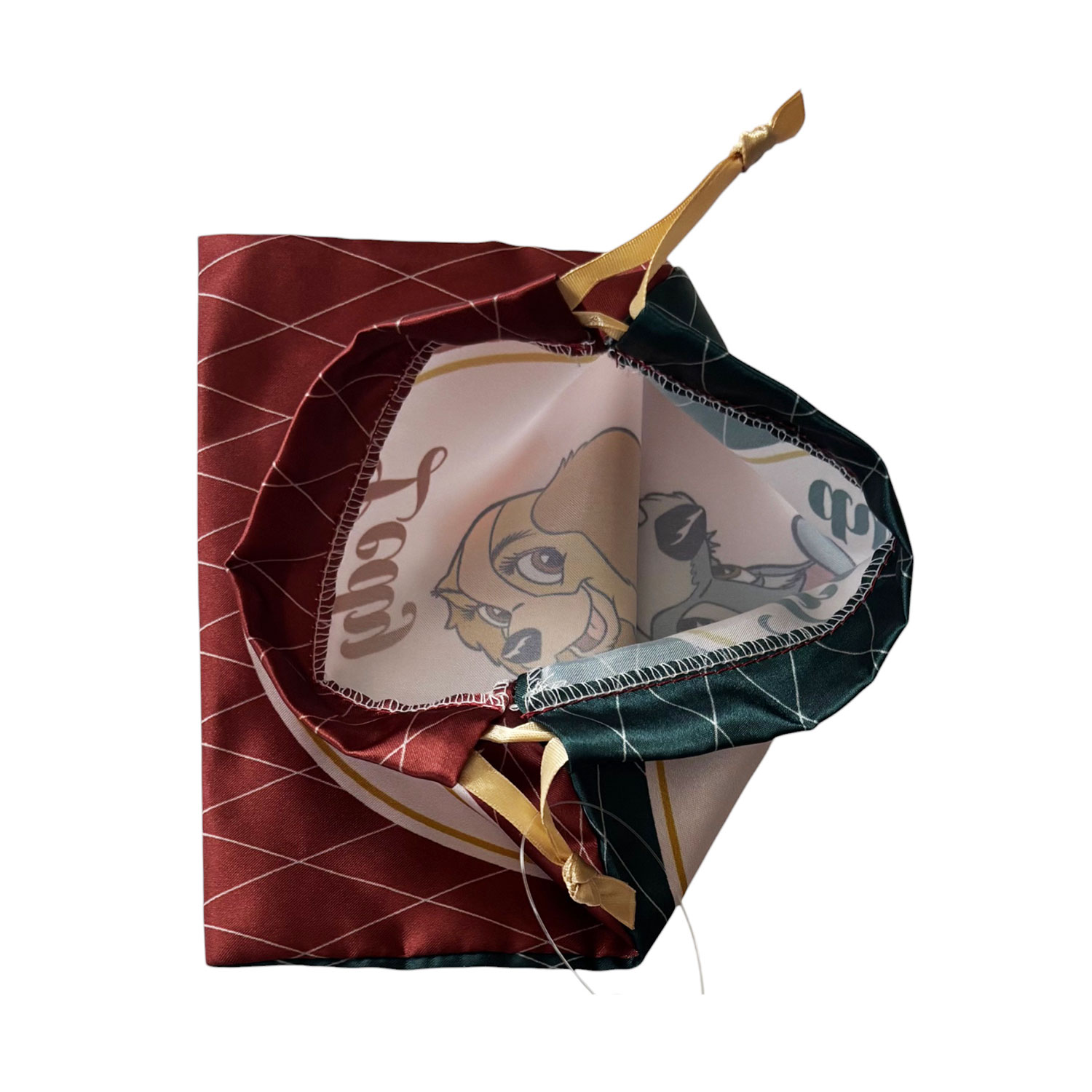 [公式] メーカー直営 ディズニー わんわん物語 リボン巾着 ロイヤル