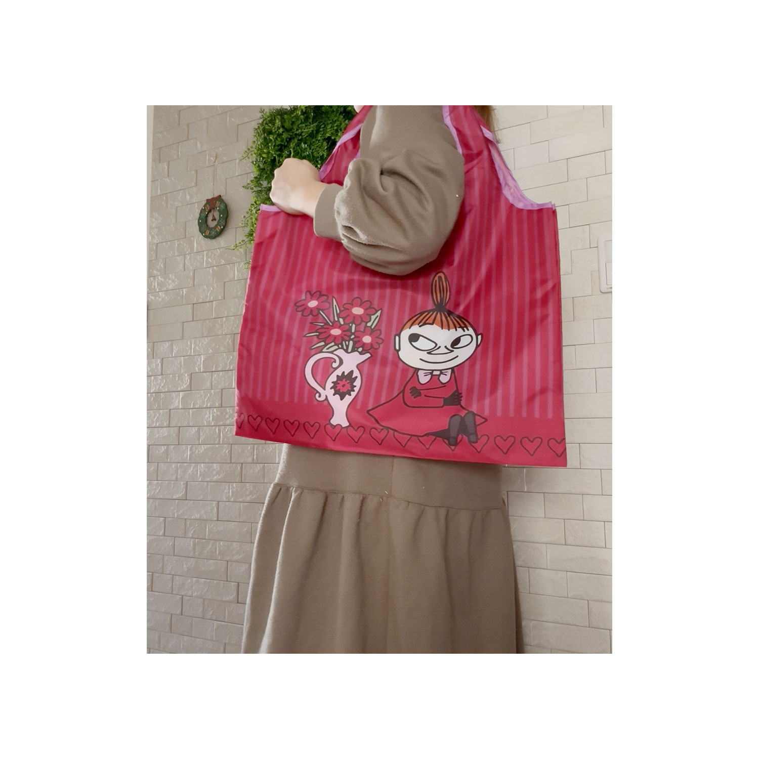 [公式] メーカー直営 ムーミン くるくるショッピングバッグ リトルミイ 花瓶