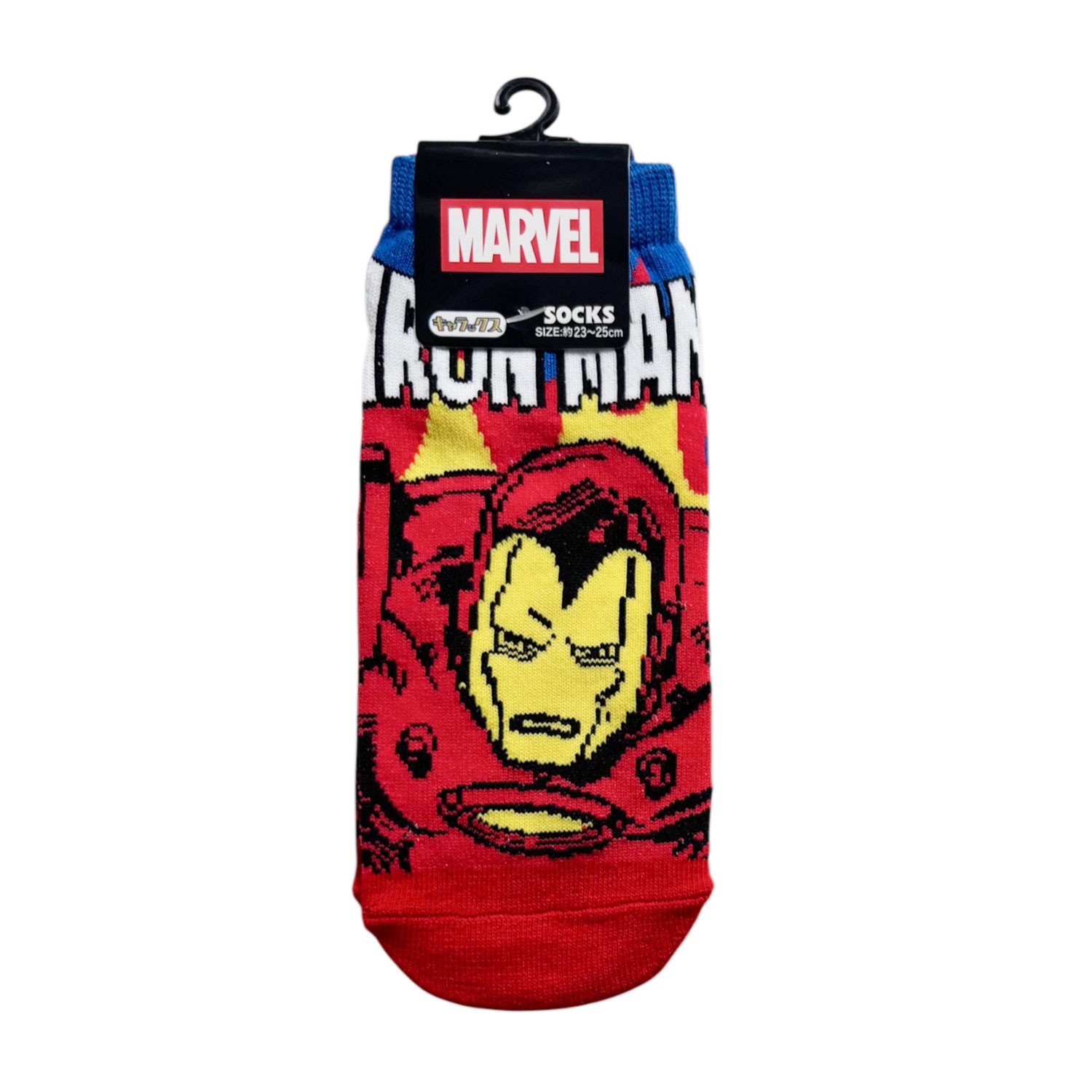 [公式] メーカー直営 MARVEL キャラックス（レディース靴下）アイアンマン ポーズ