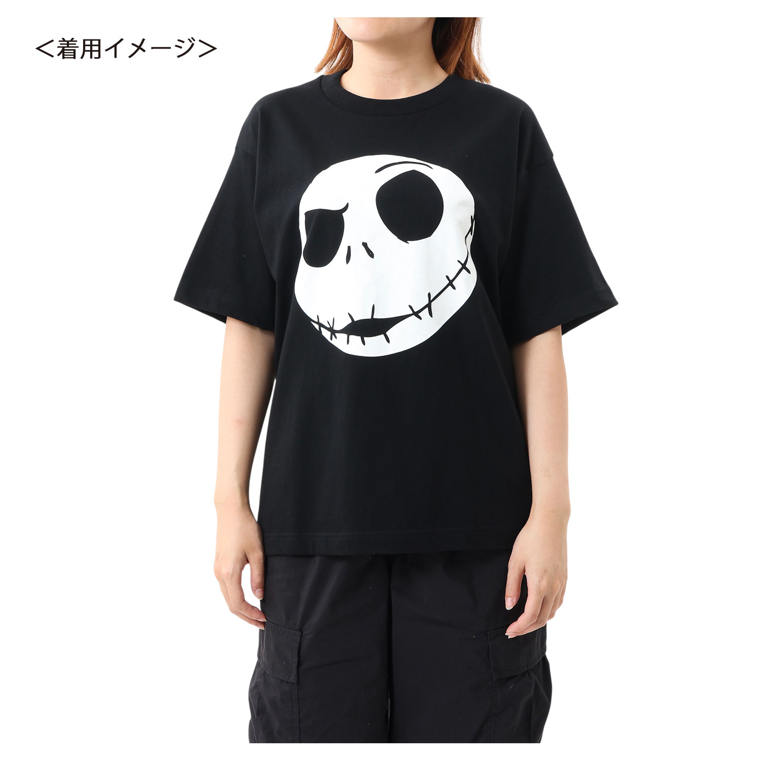 [公式] メーカー直営 ディズニー ナイトメアー・ビフォア・クリスマス Tシャツ ジャック スマイル