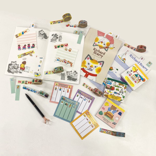 リチャード・スキャリー マスキングテープ 朝のしたく