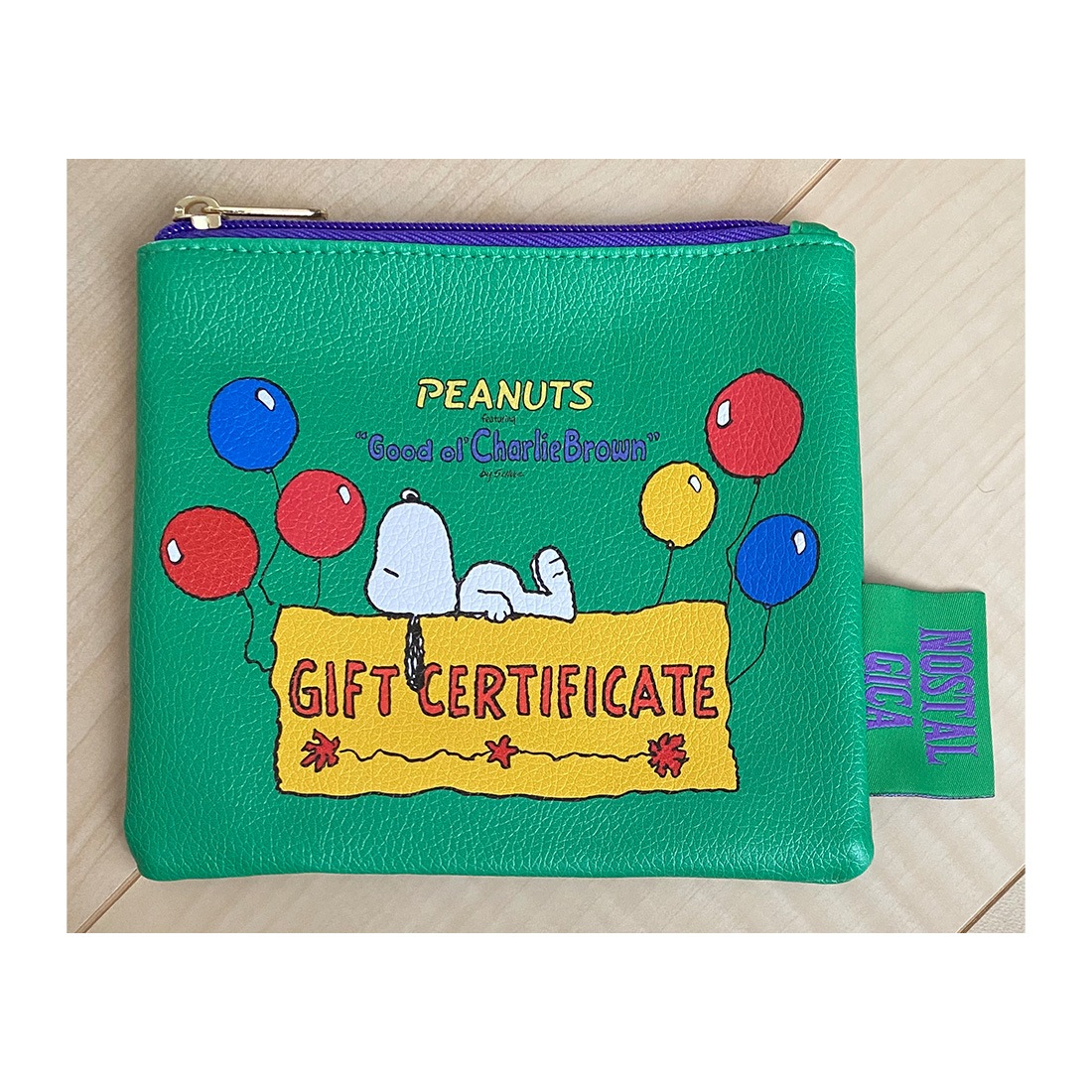 NOSTALGICA/PEANUTS スヌーピー コスメティックポーチ お昼寝