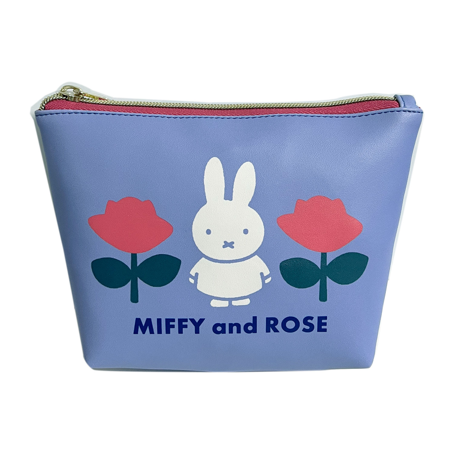ミッフィー ディック・ブルーナ 舟形ポーチ ローズBL | キャラクター