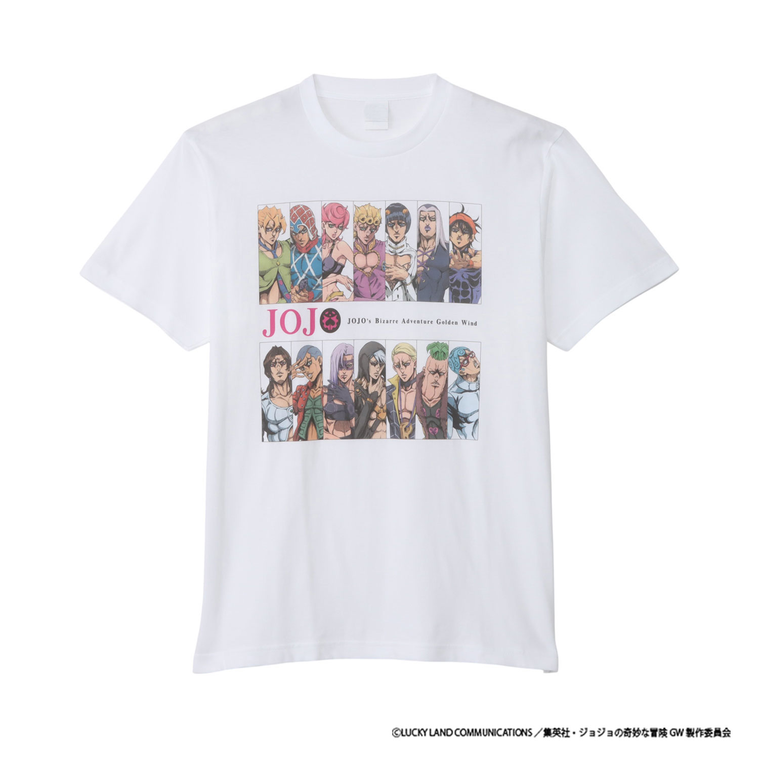 公式] メーカー直営 ジョジョの奇妙な冒険 黄金の風 Tシャツ 集合
