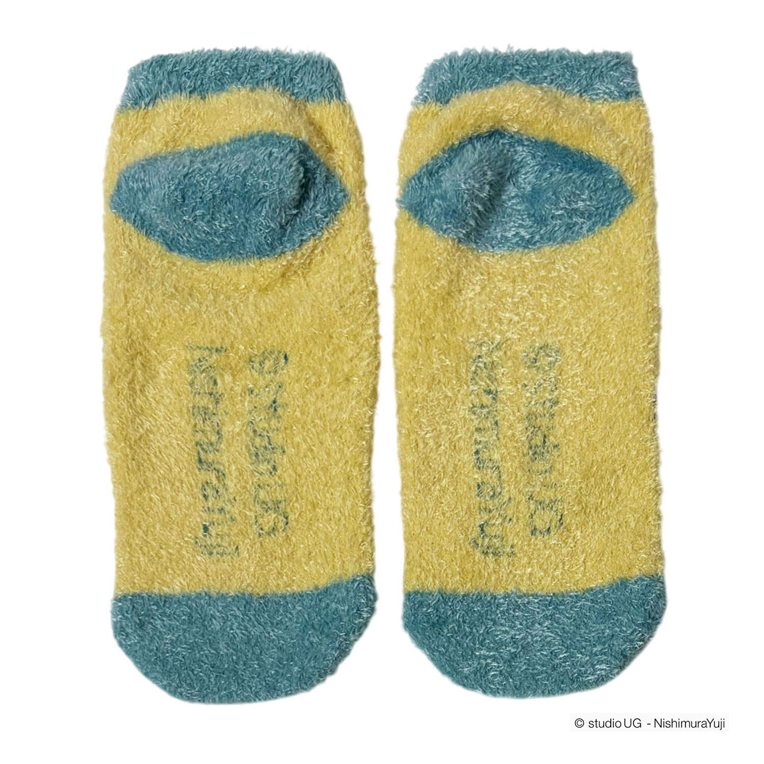 [公式] スタジオUG（にしむらゆうじ）もっこもこ靴下 さえないこねこ おやすみ YE