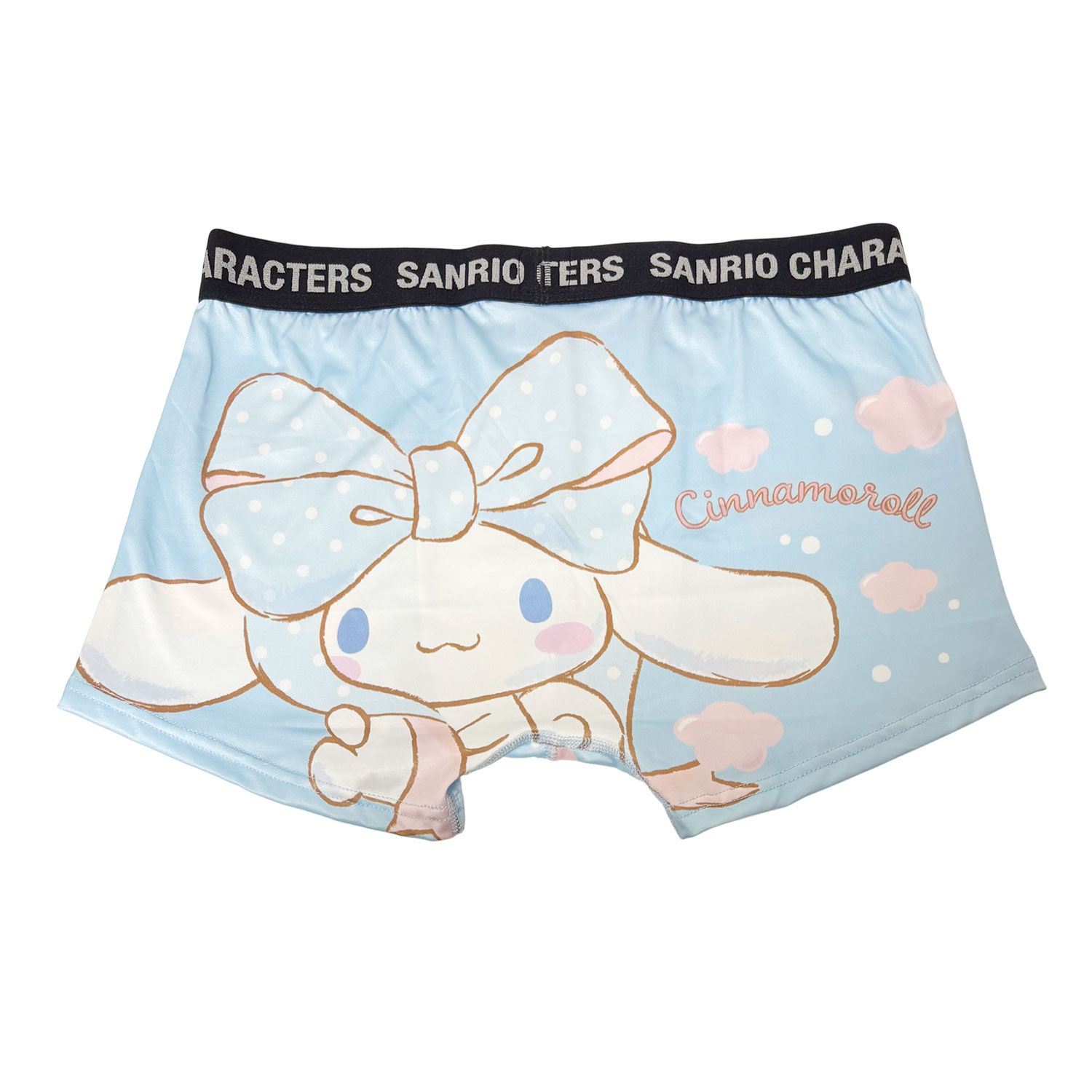 [公式] メーカー直営 サンリオキャラクターズ ボクサーパンツ（ポリエステル） シナモロール リボン