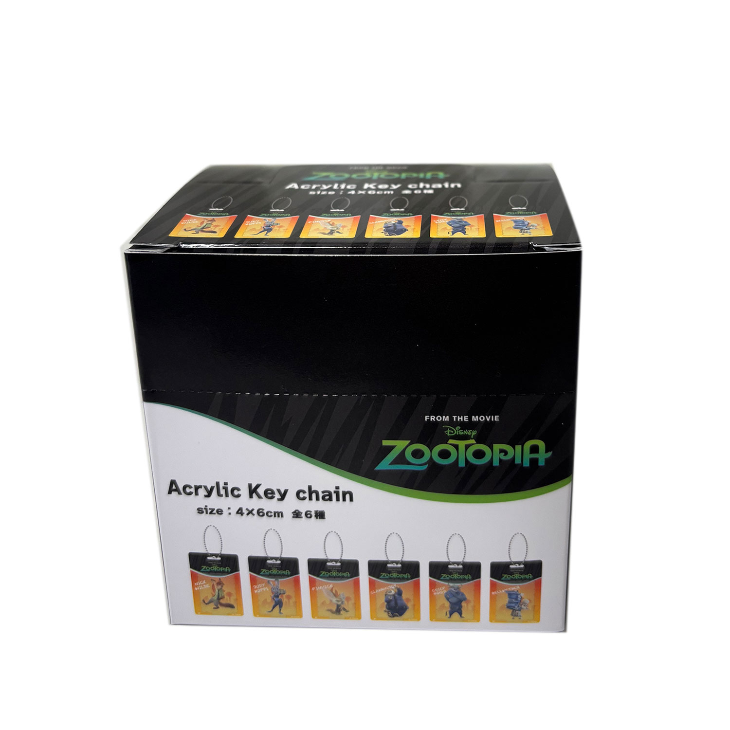 [公式] メーカー直営 ディズニー ブラインドブリスター風 アクリルキーチェーン ズートピア 単体（全6種）