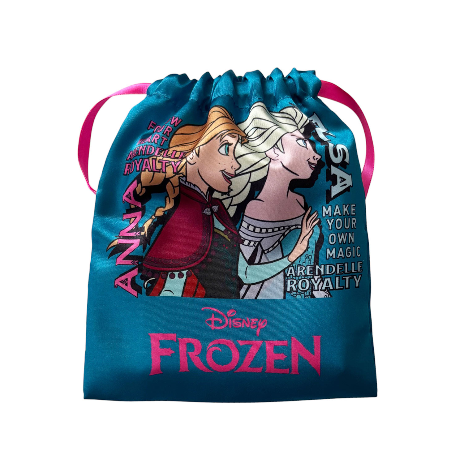[公式] メーカー直営 ディズニー アナと雪の女王 リボン巾着 横顔