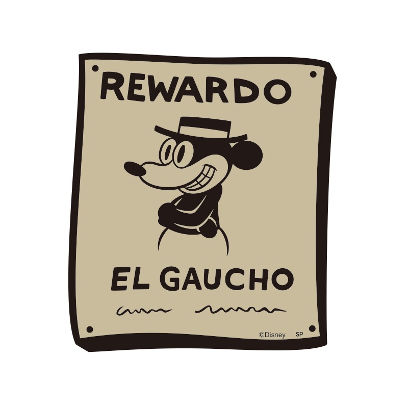 ディズニー キャラクターステッカー ミッキー/ガウチョ