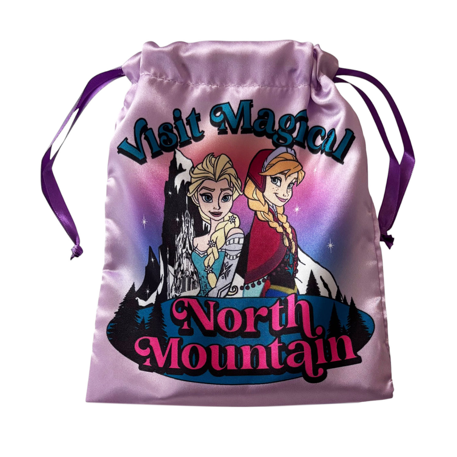 [公式] メーカー直営 ディズニー アナと雪の女王 リボン巾着 ノースマウンテン