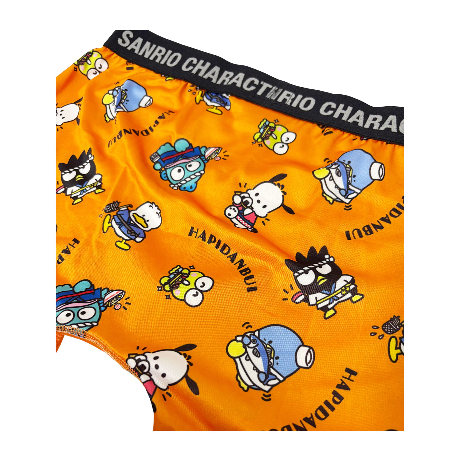 [公式] メーカー直営 サンリオキャラクターズ ボクサーパンツ（ポリエステル） はぴだんぶい 食べ物