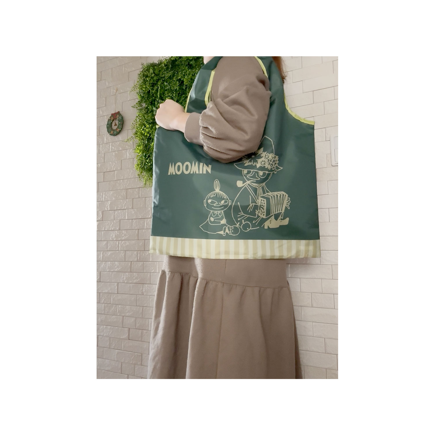 [公式] メーカー直営 ムーミン くるくるショッピングバッグ リトルミイ＆スナフキン