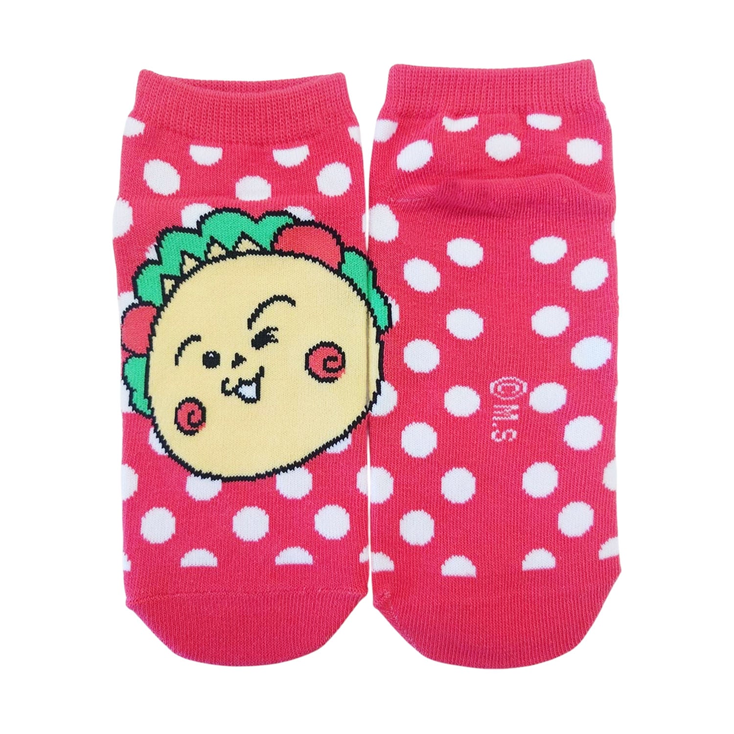 [公式] メーカー直営 コジコジ キャラックス（レディース靴下）ウインク 水玉