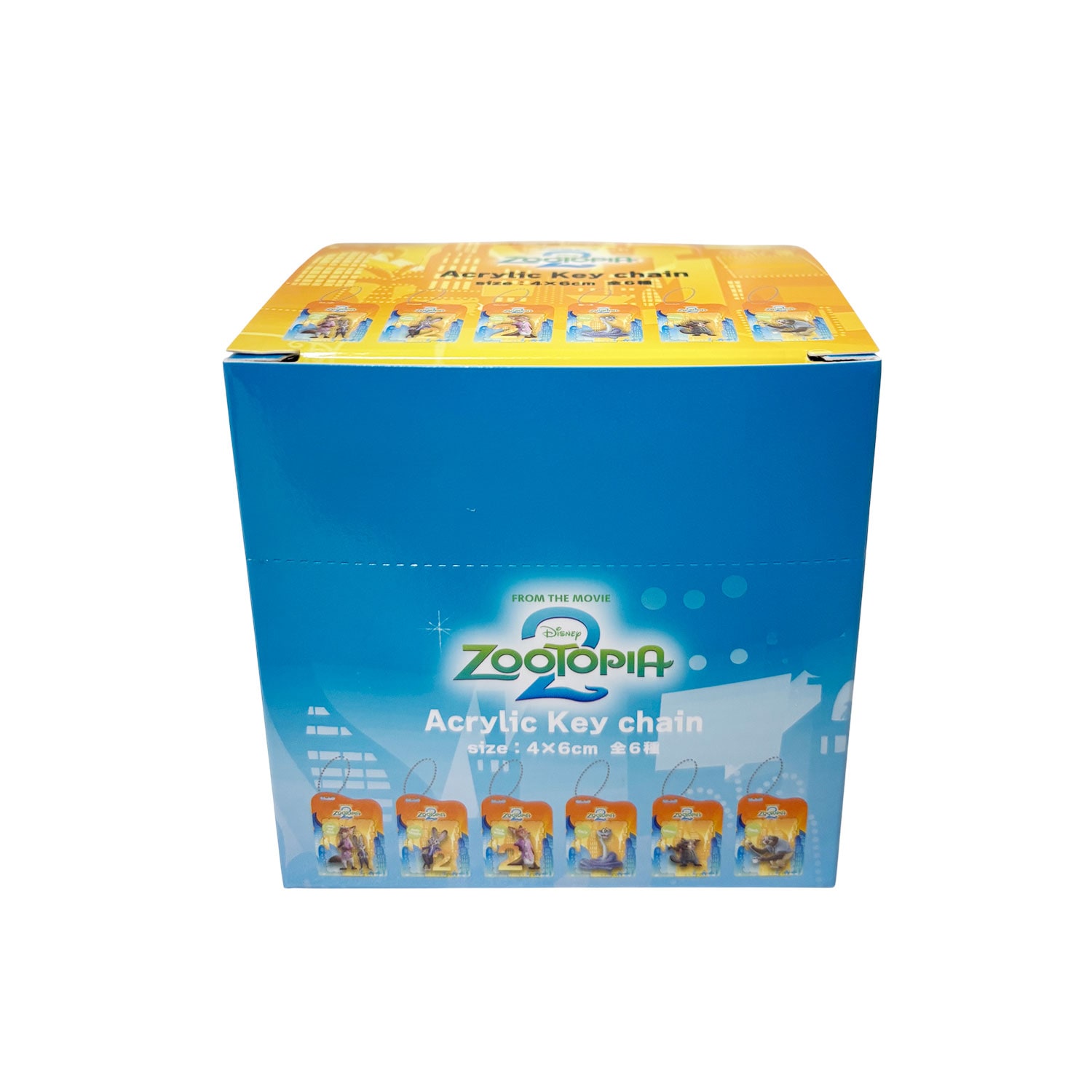 [公式] メーカー直営 ディズニー ブラインドブリスター風 アクリルキーチェーン ズートピア2 BOXセット（全6種）