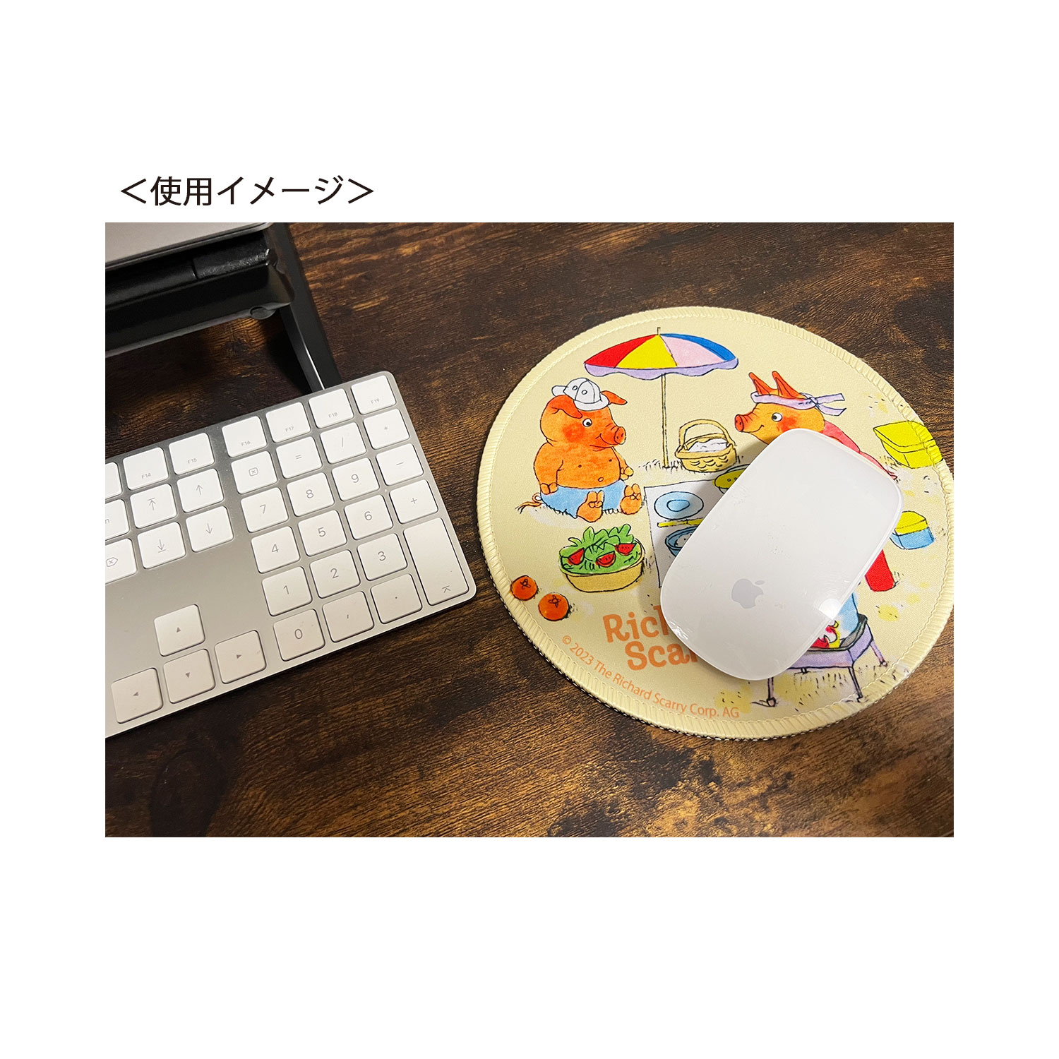 [公式] メーカー直営 リチャード・スキャリー マウスパッド ビーチ