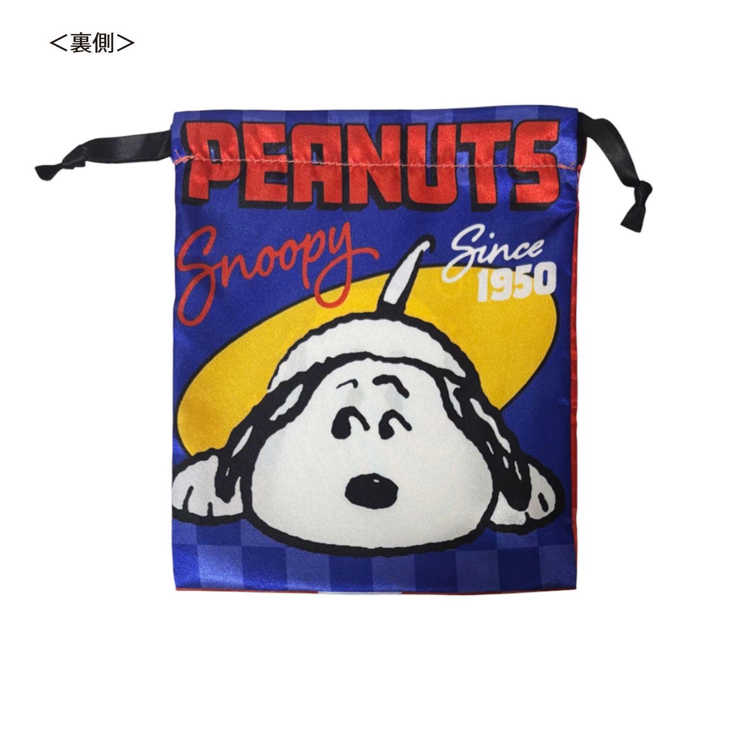 [公式] メーカー直営 PEANUTS スヌーピー リボン巾着 フェイス