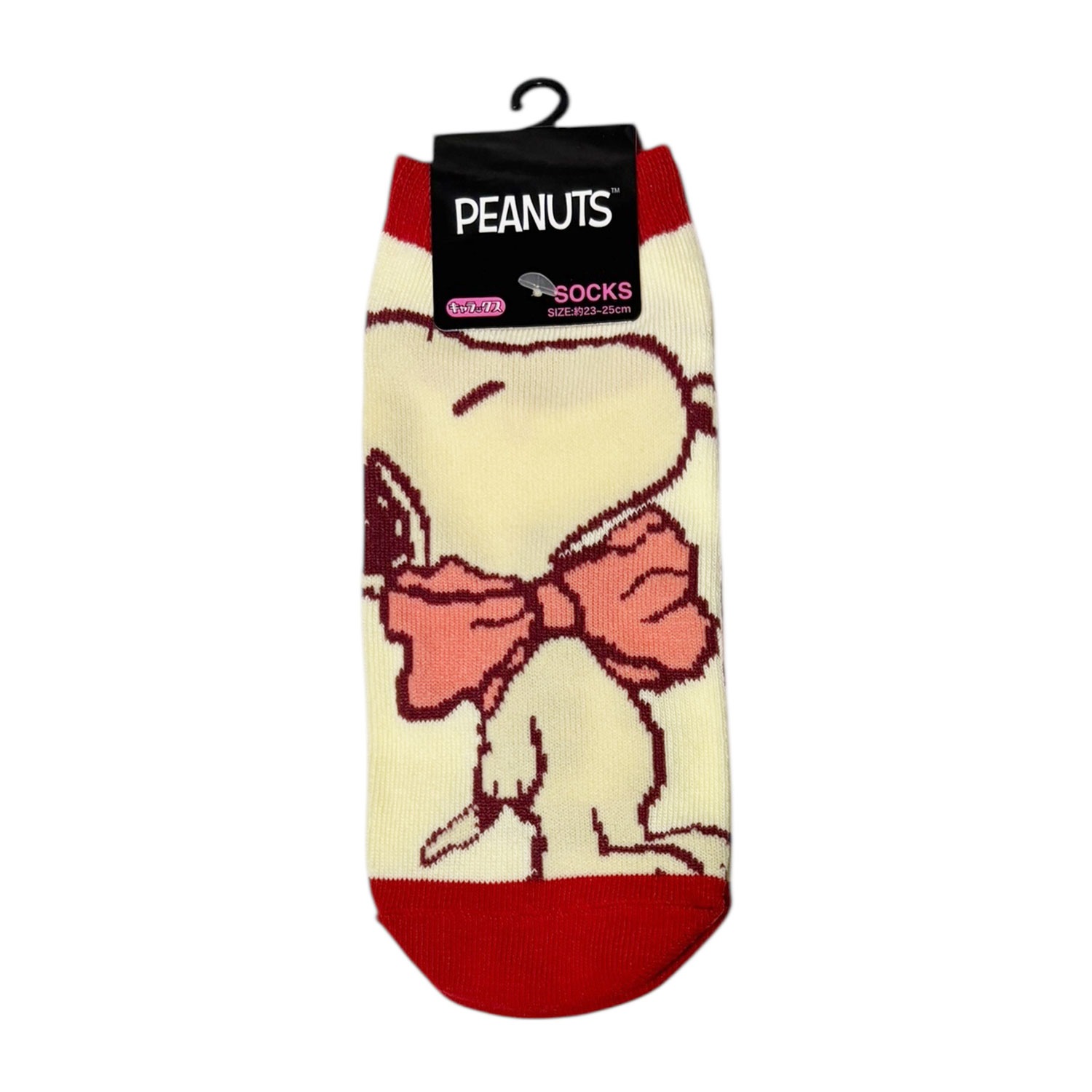 [公式] メーカー直営 PEANUTS スヌーピー キャラックス（レディース靴下）蝶ネクタイ