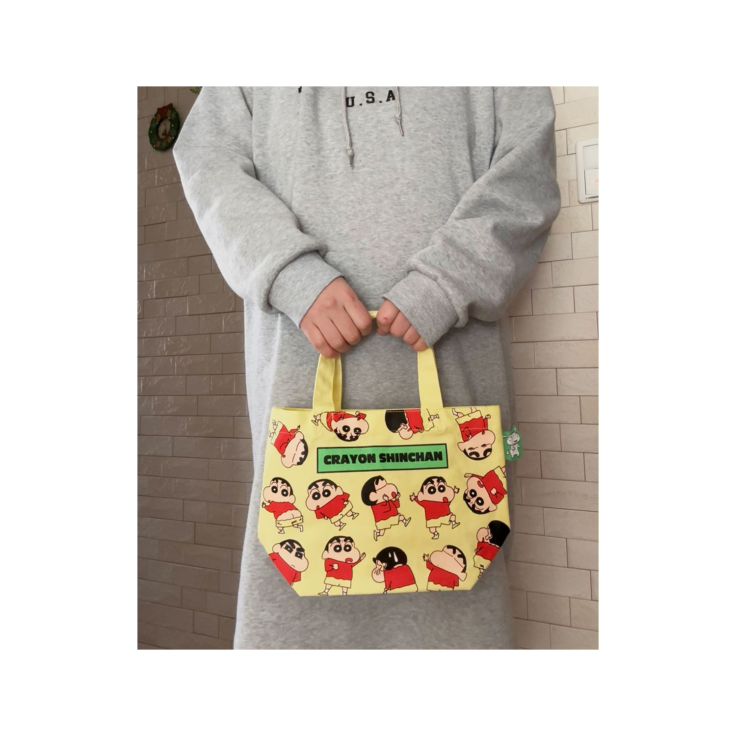 公式] メーカー直営 クレヨンしんちゃん カラーマチ付きバッグ