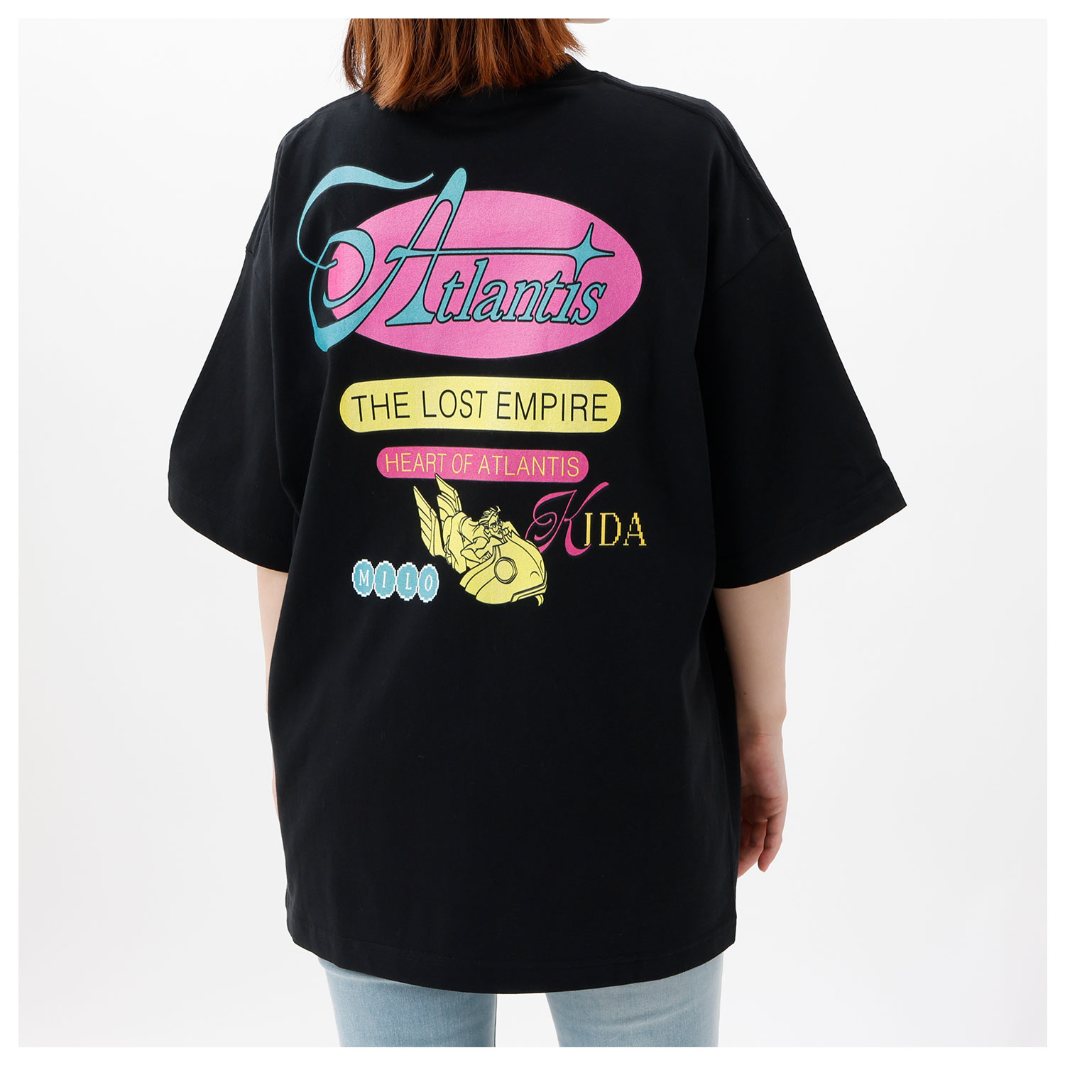 新品未使用　monoeyes アジカン　コラボティシャツ　xl 公式]DISNEY NOSTALGICA ノスタルジカ Tシャツ アトランティス