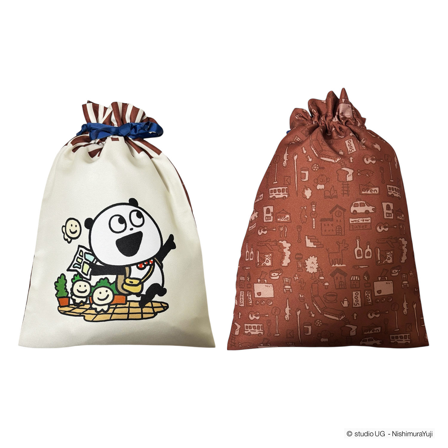 公式] スタジオUG（にしむらゆうじ）トラベル巾着L スタジオUG「旅