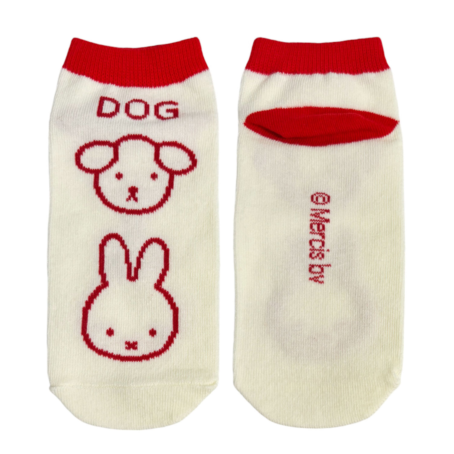 [公式] メーカー直営 MIFFY & ANIMALS キャラックス（靴下）DOG 23~25cm
