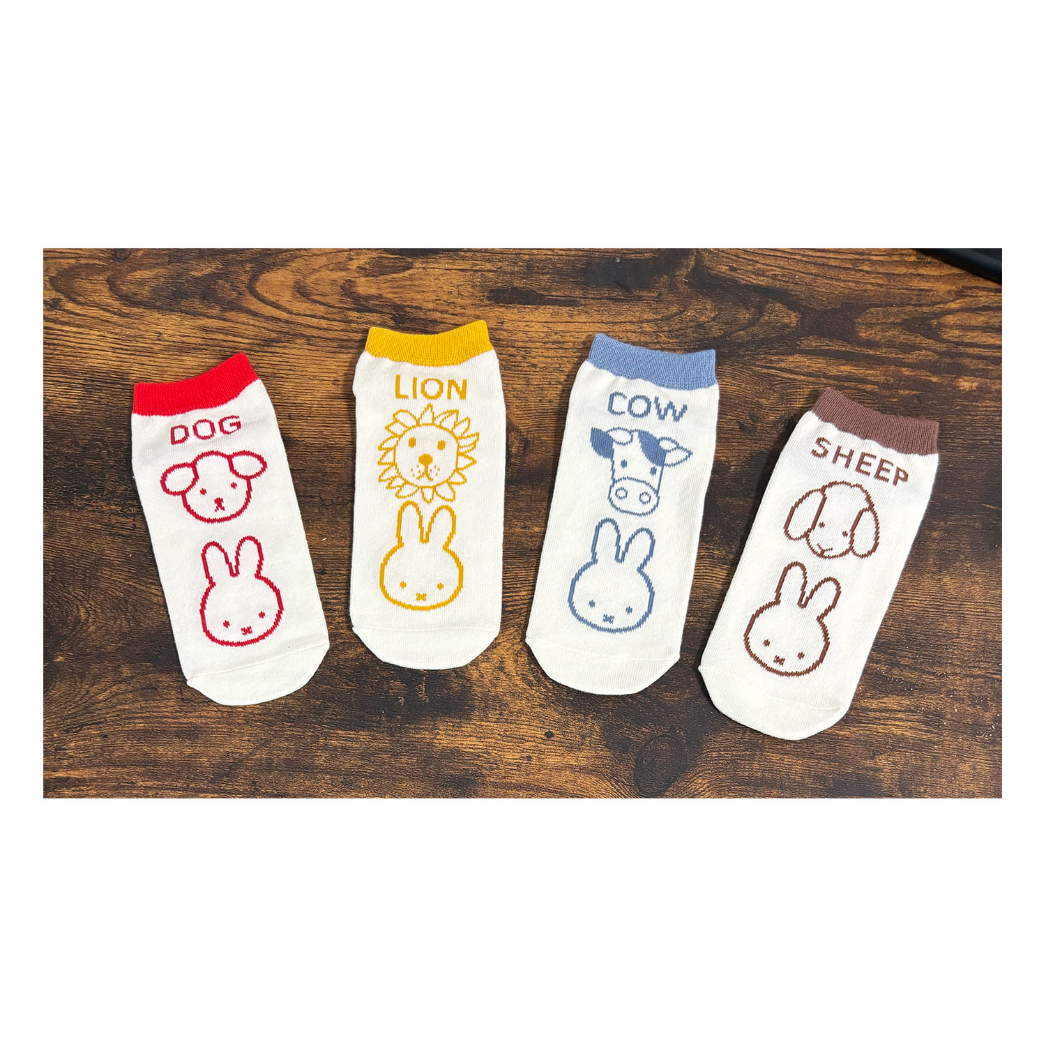[公式] メーカー直営 MIFFY & ANIMALS キャラックス（靴下）DOG 23~25cm