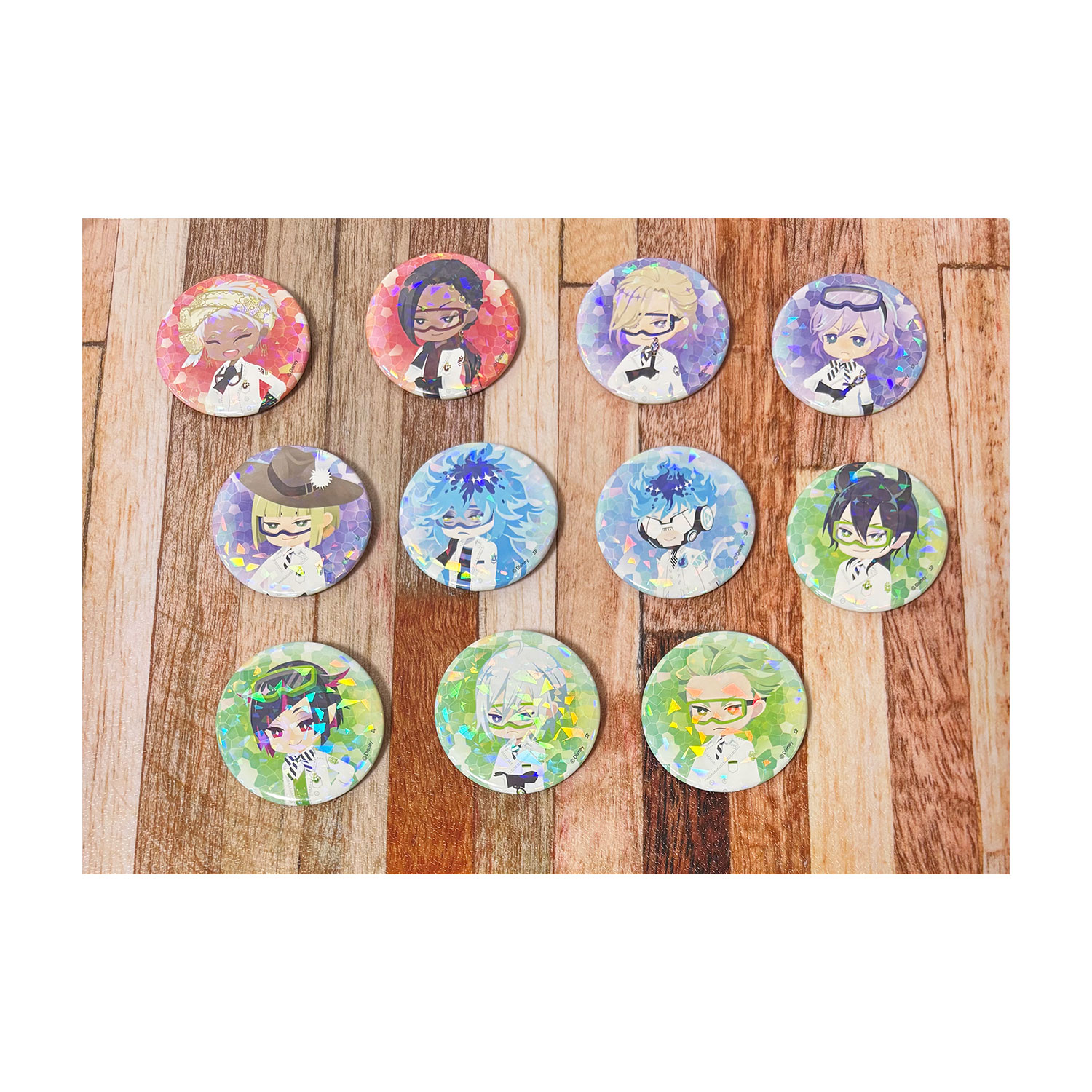 [公式] メーカー直営 『ディズニー ツイステッドワンダーランド』 ブラインド 缶バッジ 実験着 BOXセット（全11種）