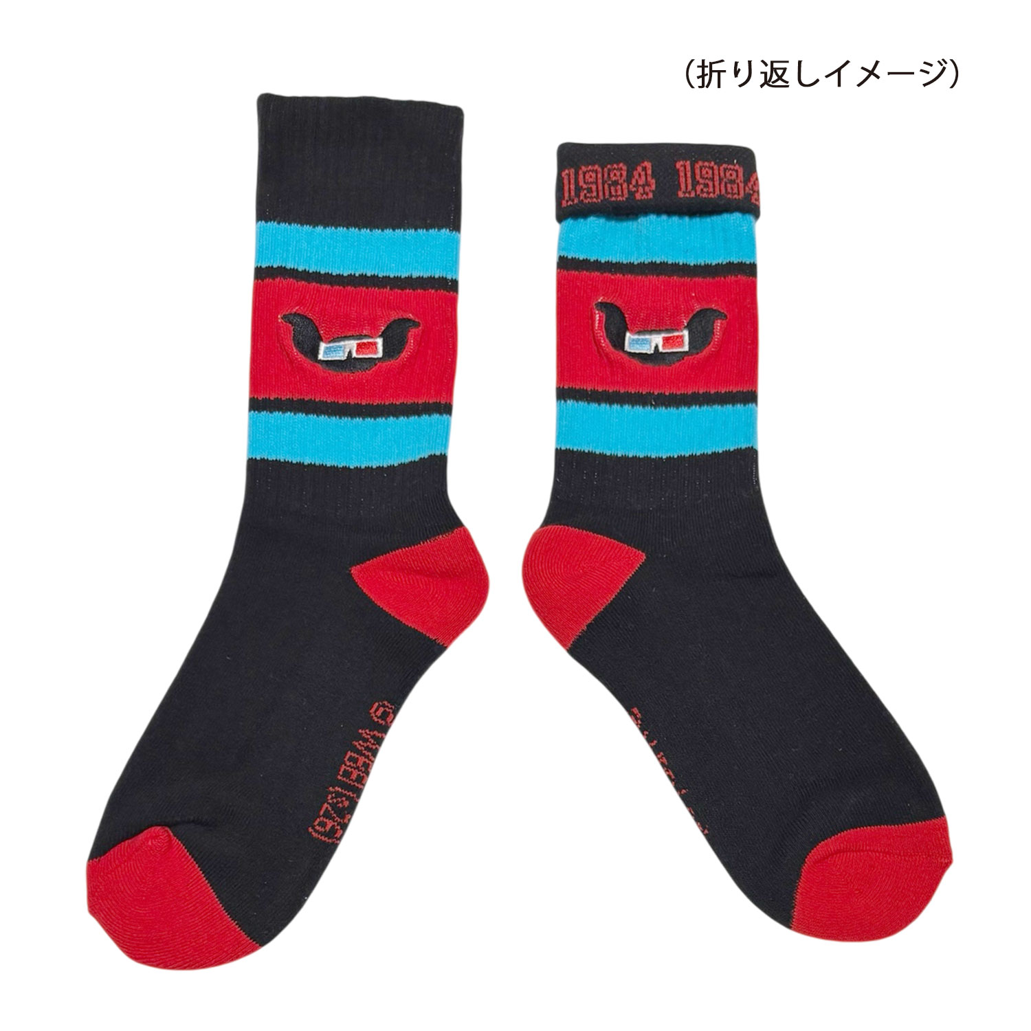 [公式] メーカー直営 グレムリン カラフルラインソックス 眼鏡