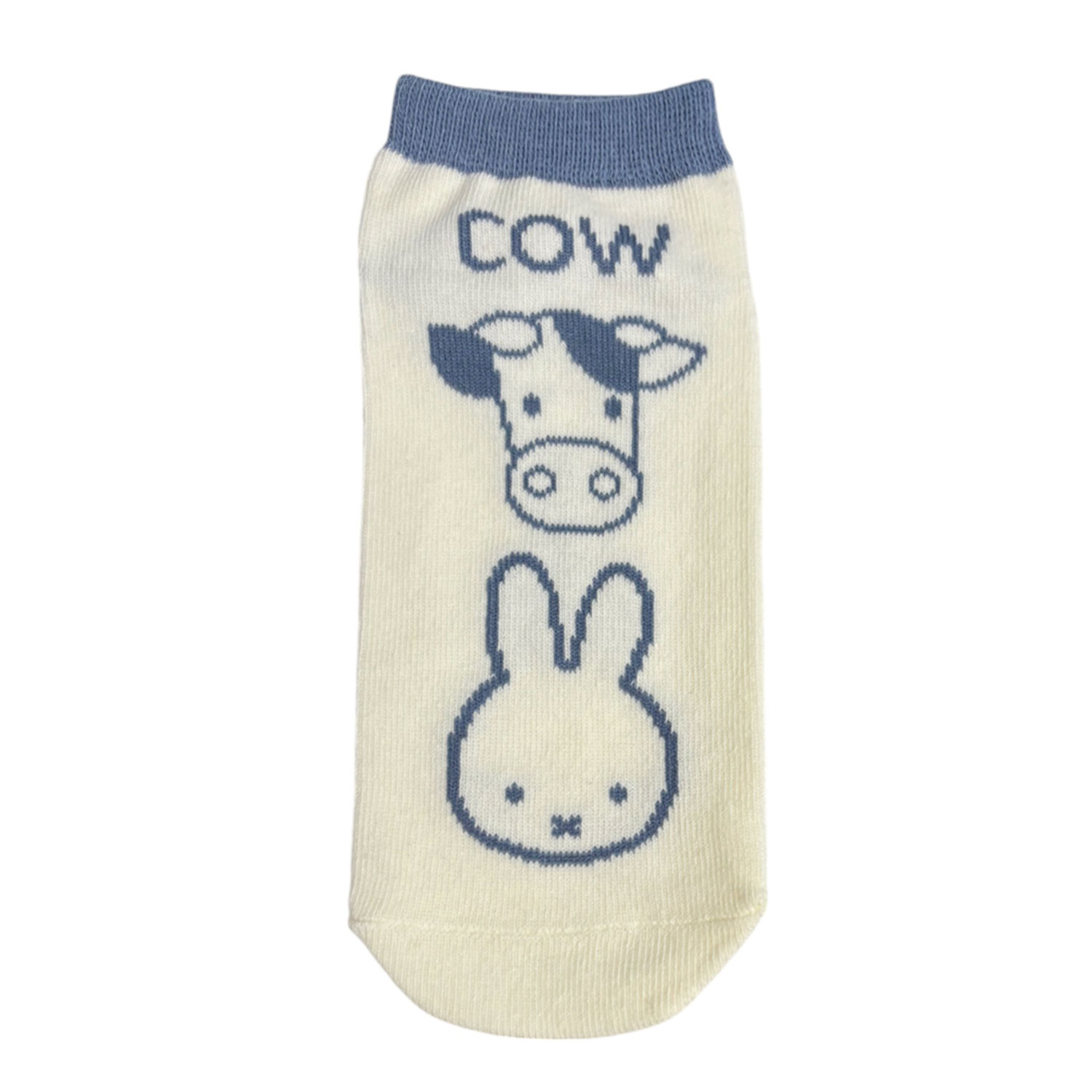 公式] メーカー直営 MIFFY & ANIMALS キャラックス（靴下）COW 23~25cm