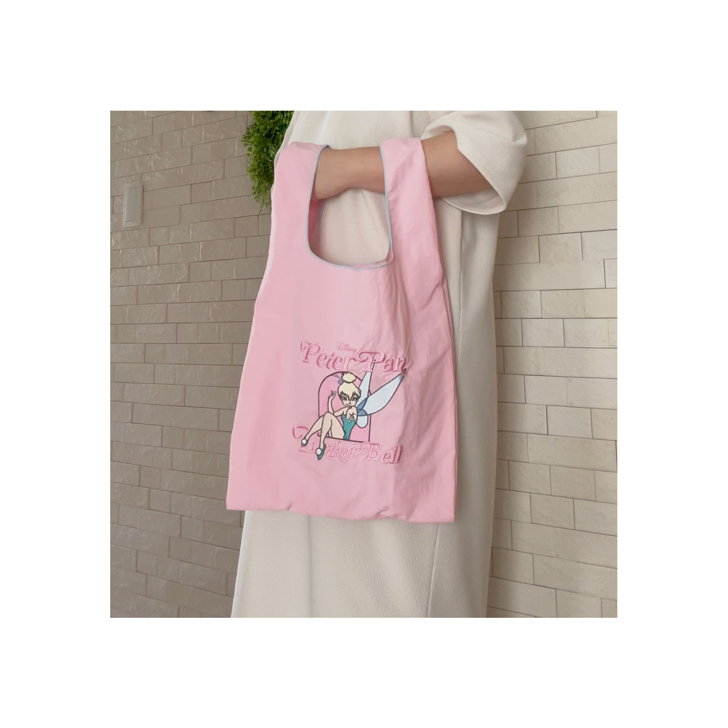 [公式] メーカー直営 ディズニー ノスタルジカ 刺繍トートバッグ ピーター・パン ティンカー・ベル