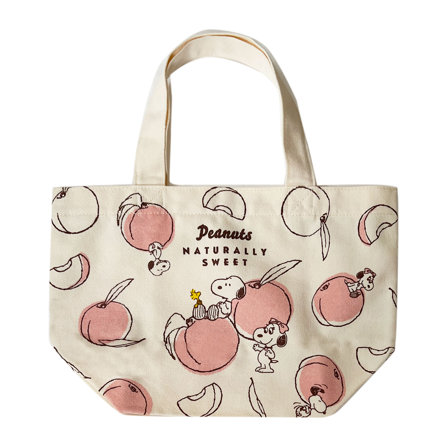 PEANUTS スヌーピー ランチバッグ ピーチ