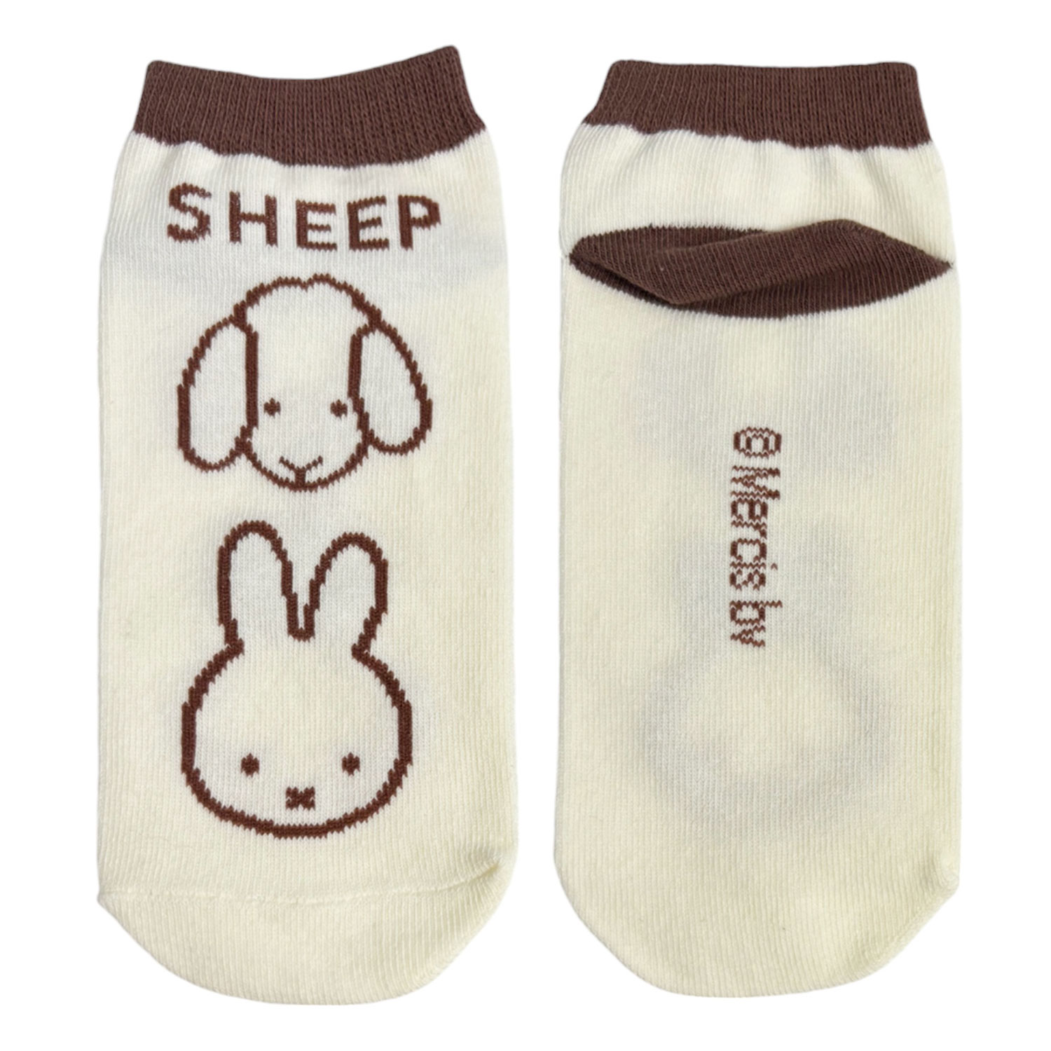 [公式] メーカー直営 MIFFY & ANIMALS キャラックス（靴下）SHEEP 23~25cm