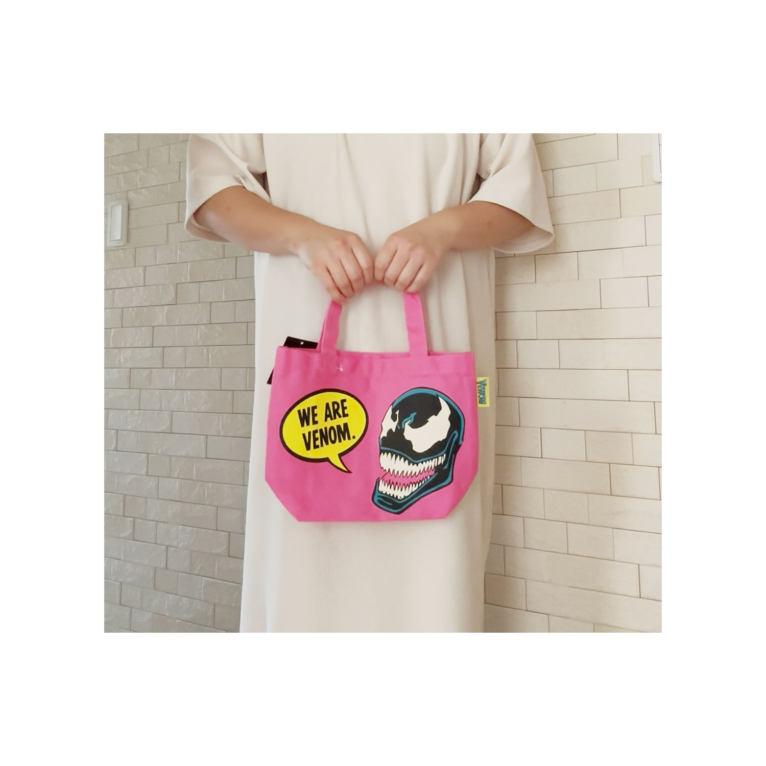 [公式] メーカー直営 MARVEL カラーマチ付きバッグ ヴェノム フェイス