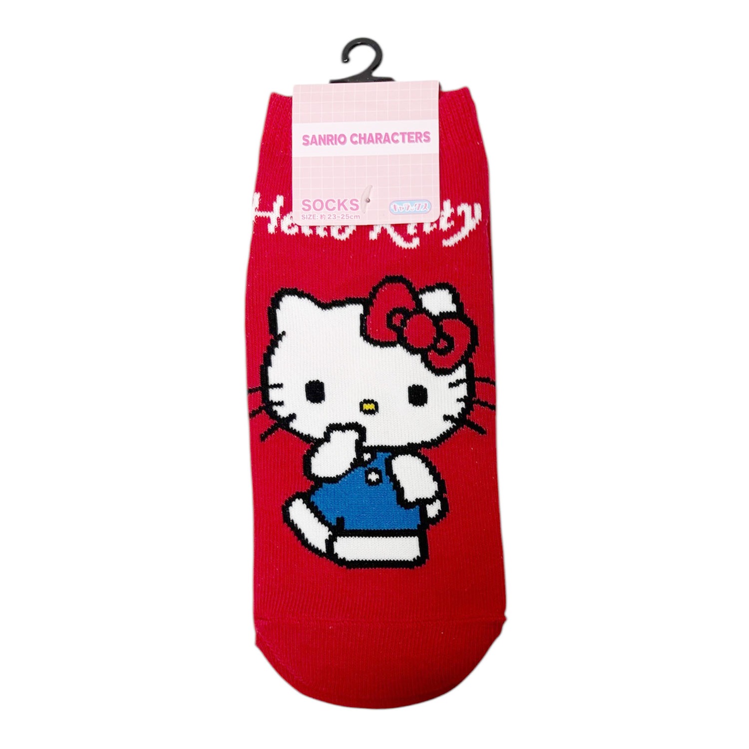 [公式] メーカー直営 サンリオキャラクターズ キャラックス（レディース靴下）ハローキティ ロゴ