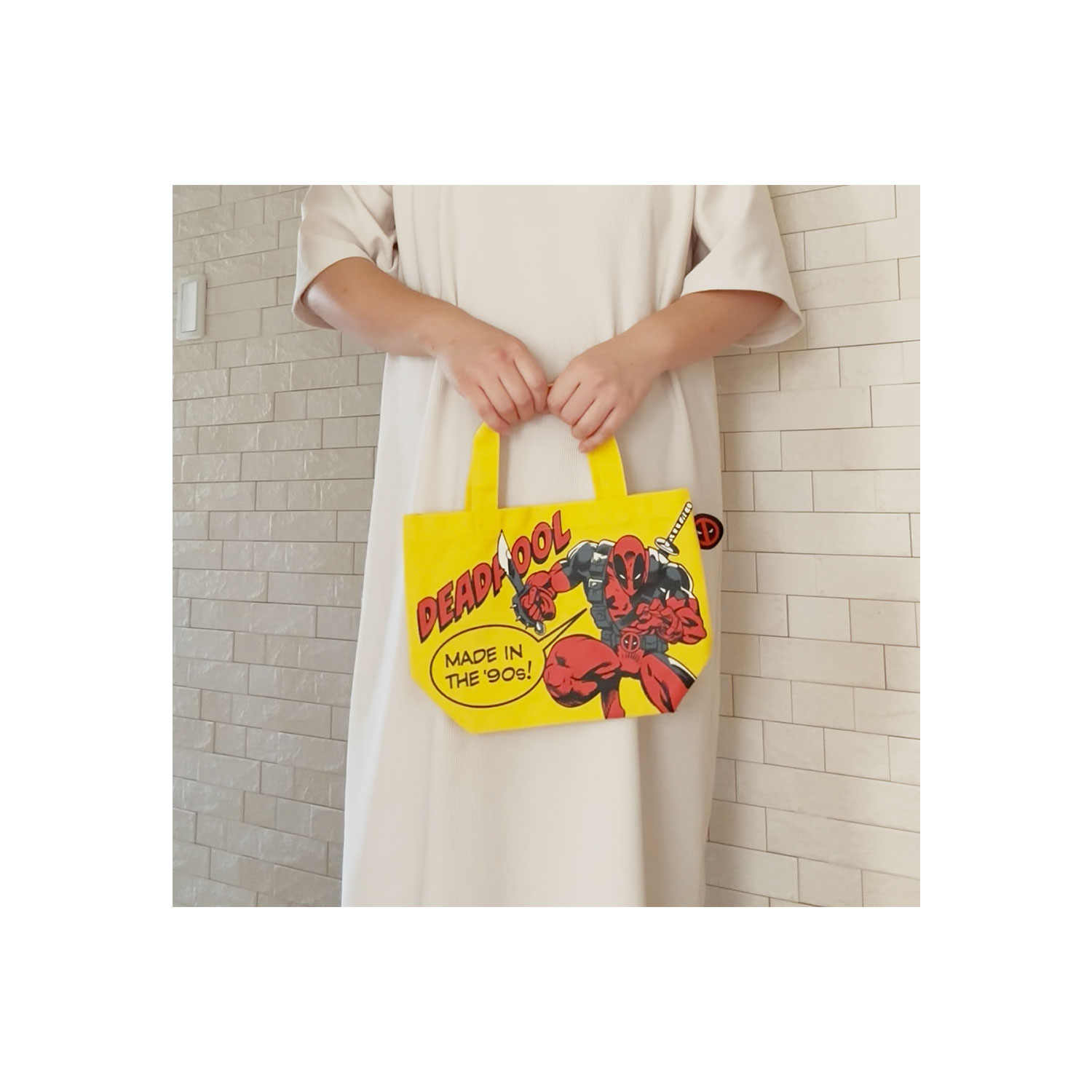 [公式] メーカー直営 MARVEL カラーマチ付きバッグ デッドプール ふきだし