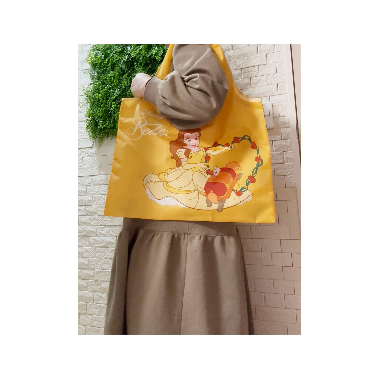 [公式] メーカー直営 ディズニー くるくるショッピングバッグ 美女と野獣 ベル＆フレンズ