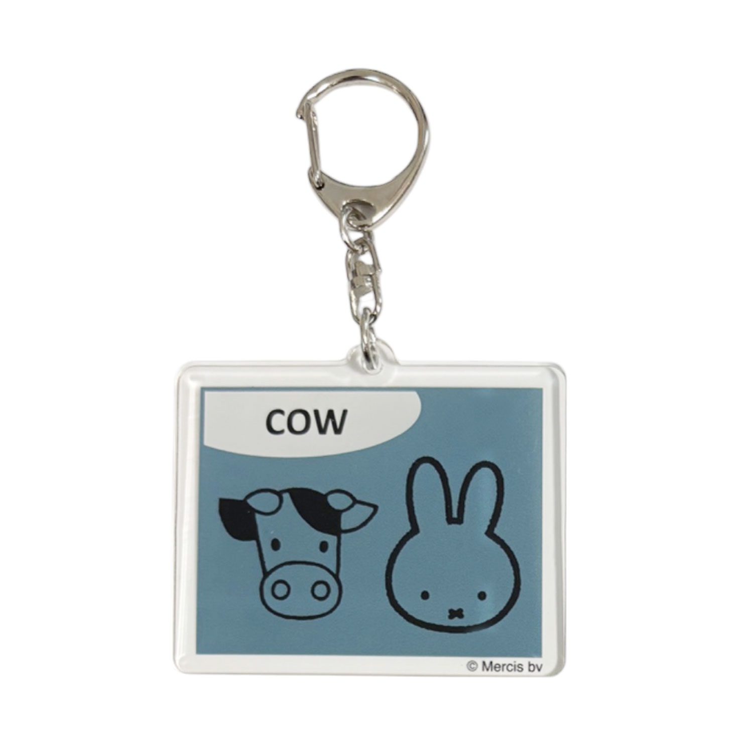 MIFFY & ANIMALS アクリルキーホルダー COW