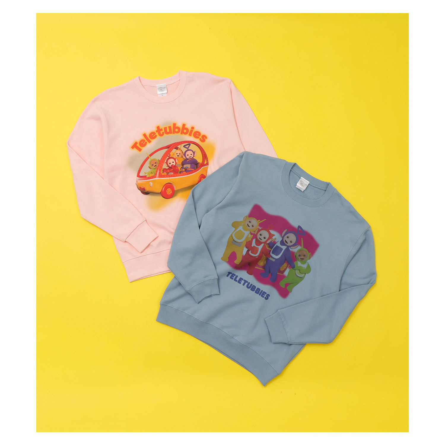[公式] メーカー直営 テレタビーズ クルーネックスウェット 車　Ｌ