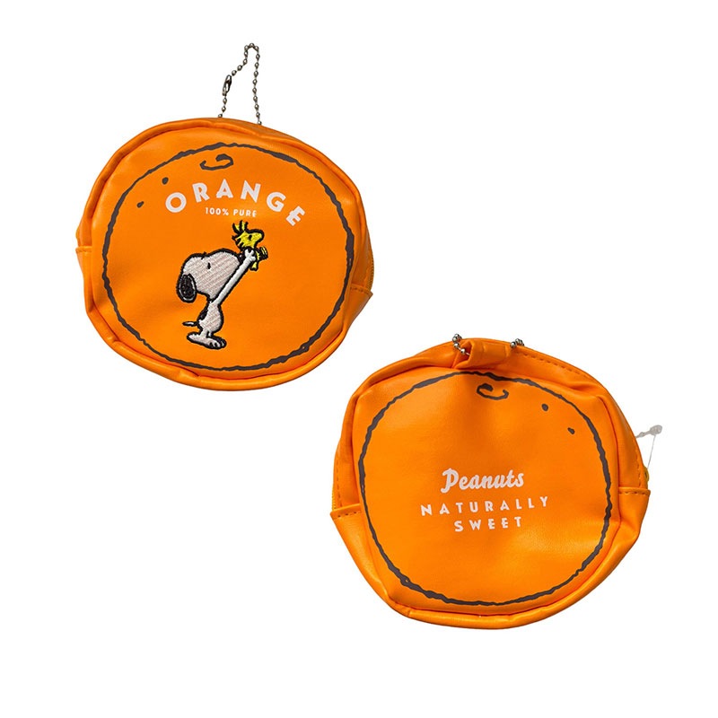 PEANUTS スヌーピー ショッピングバッグ オレンジ | キャラクター