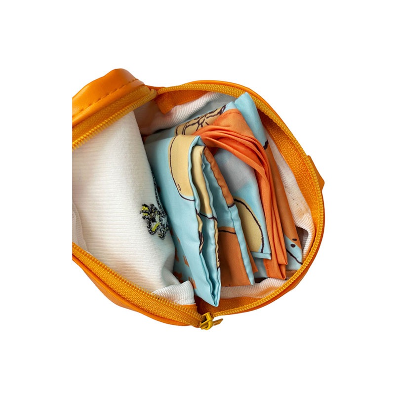 PEANUTS スヌーピー ショッピングバッグ オレンジ | キャラクター