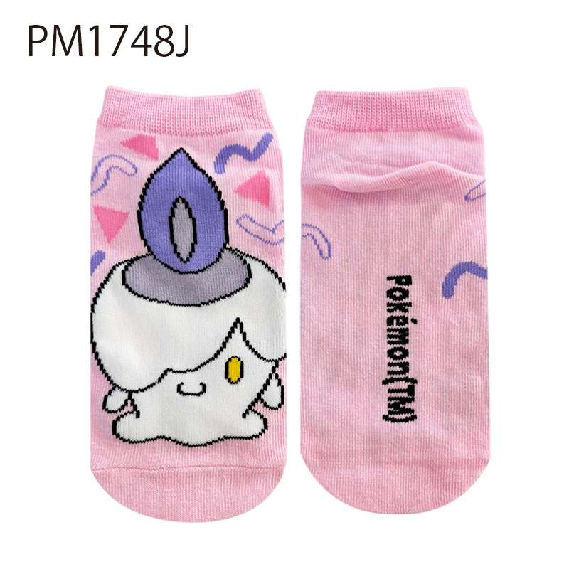 [公式] メーカー直営 ポケットモンスター キャラックス（靴下）ゴースト ジュニアサイズ 15~21cm