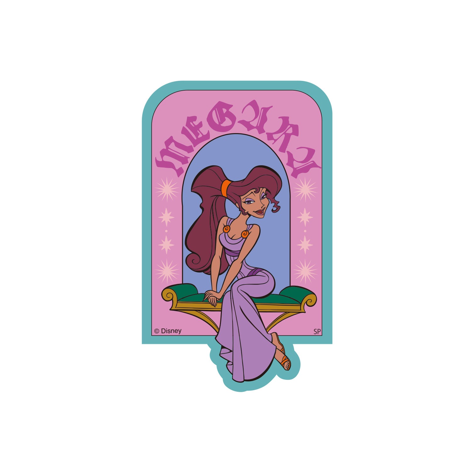 [公式] Disney NOSTALGICA 80Type Line Up Stickers メガラ Pink