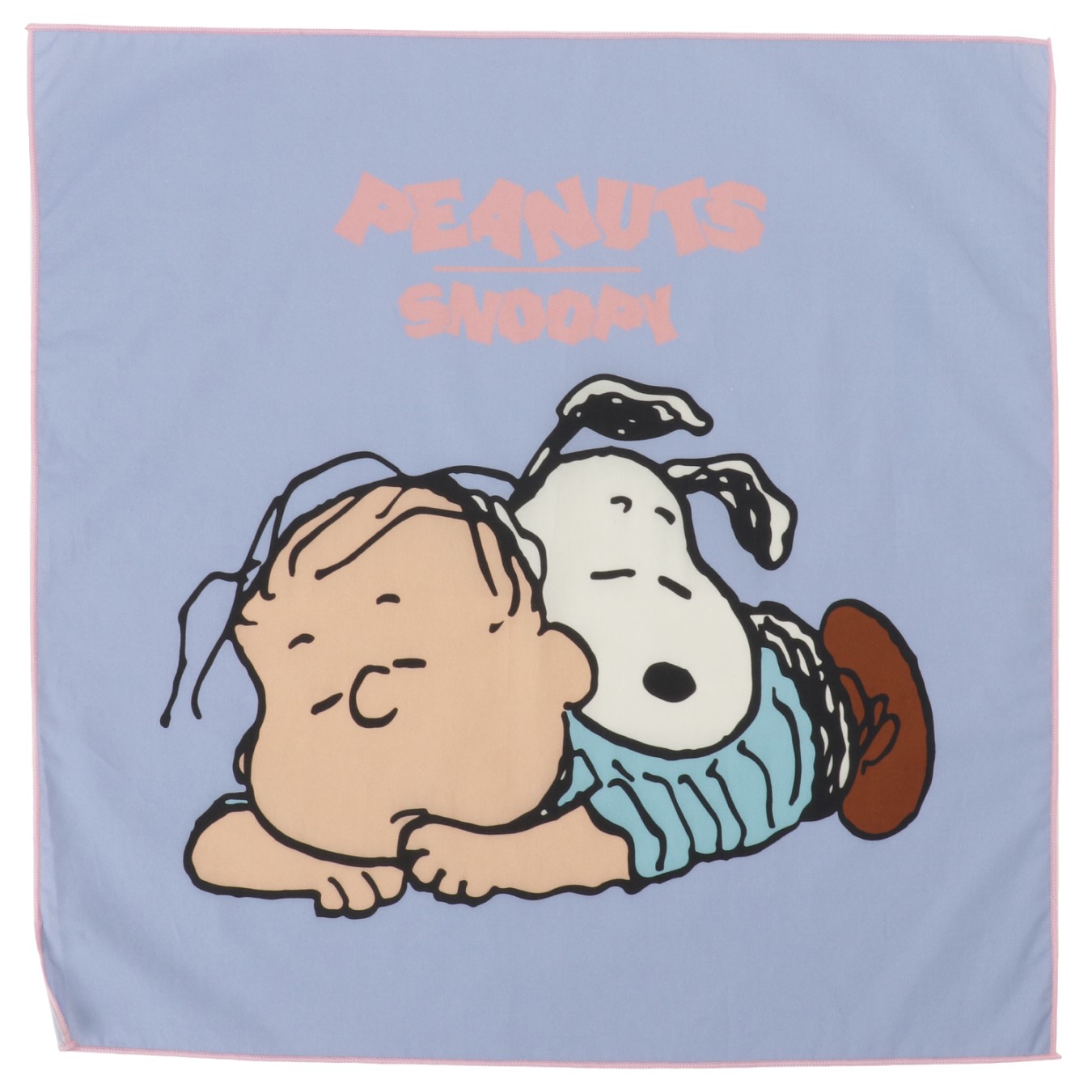 [公式] NOSTALGICA PEANUTS スヌーピー バンダナ パープル