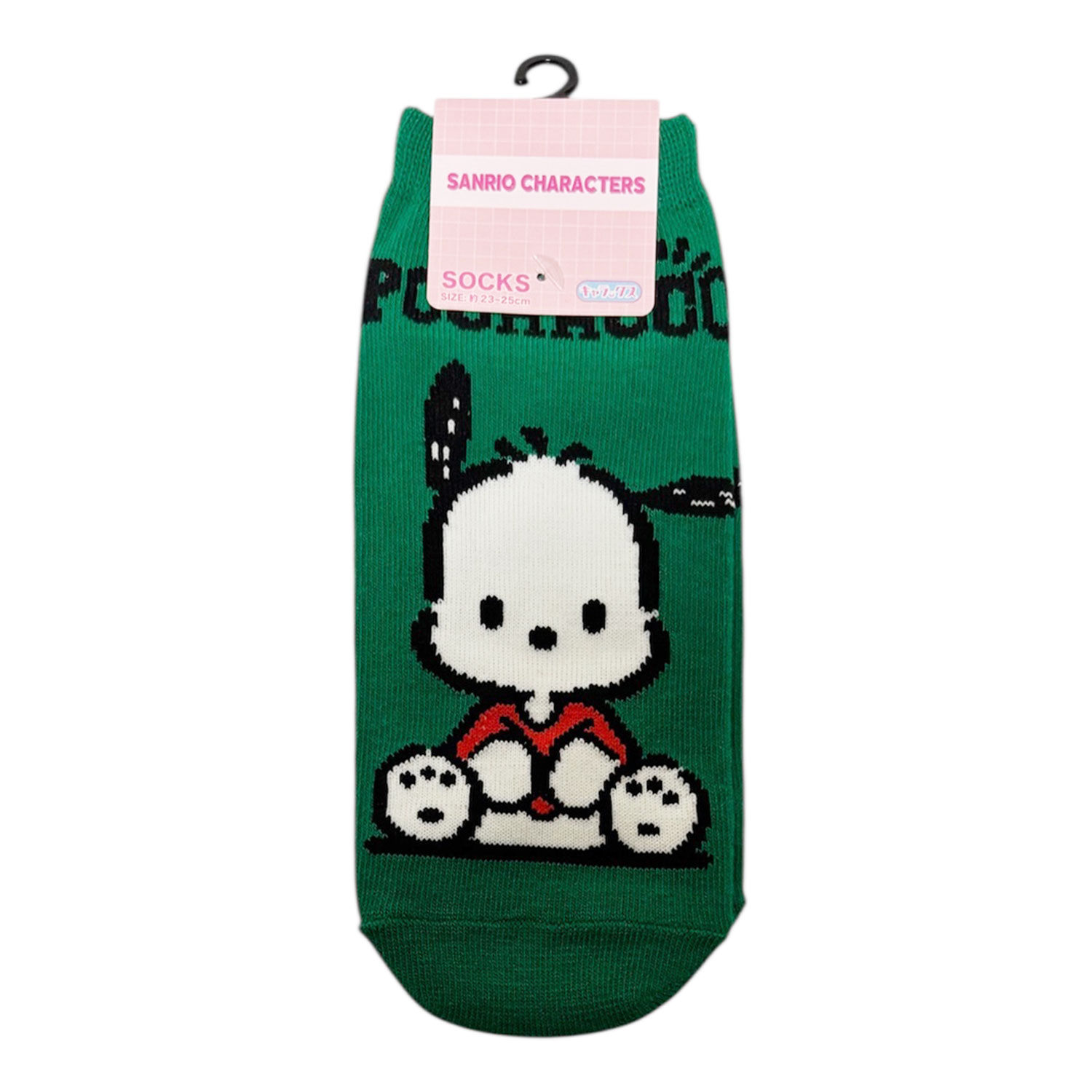 [公式] メーカー直営 サンリオキャラクターズ キャラックス（レディース靴下）ポチャッコ ロゴ