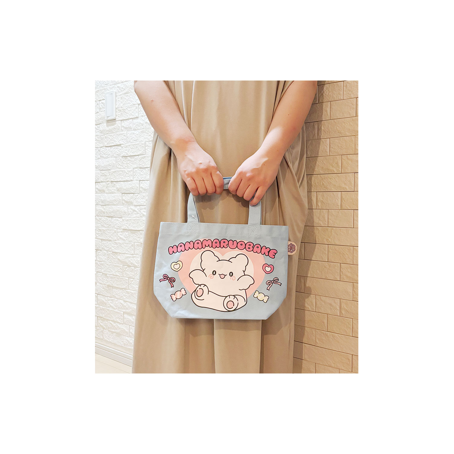 [公式] メーカー直営 サンリオキャラクターズ カラーマチ付きバッグ はなまるおばけ アイテム