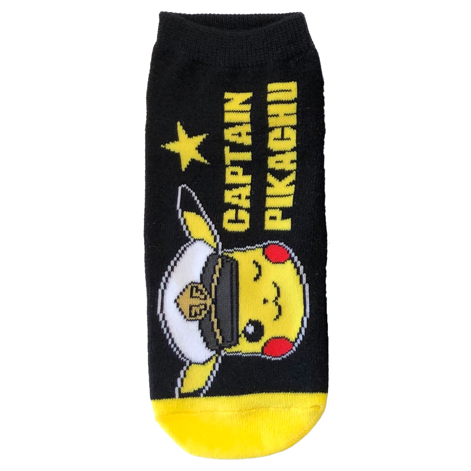 [公式] メーカー直営 ポケットモンスター キャラックス（靴下）キャプテンピカチュウ フェイス　アニメ　ポケモン