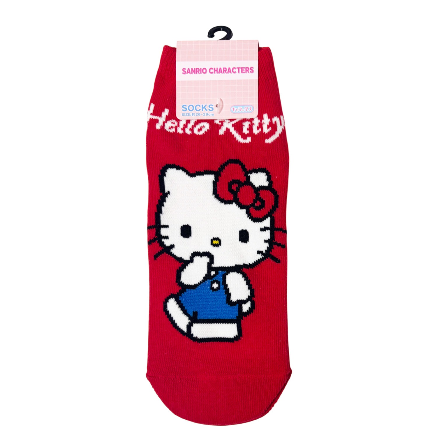 [公式] メーカー直営 サンリオキャラクターズ キャラックス（メンズ靴下）ハローキティ ロゴ