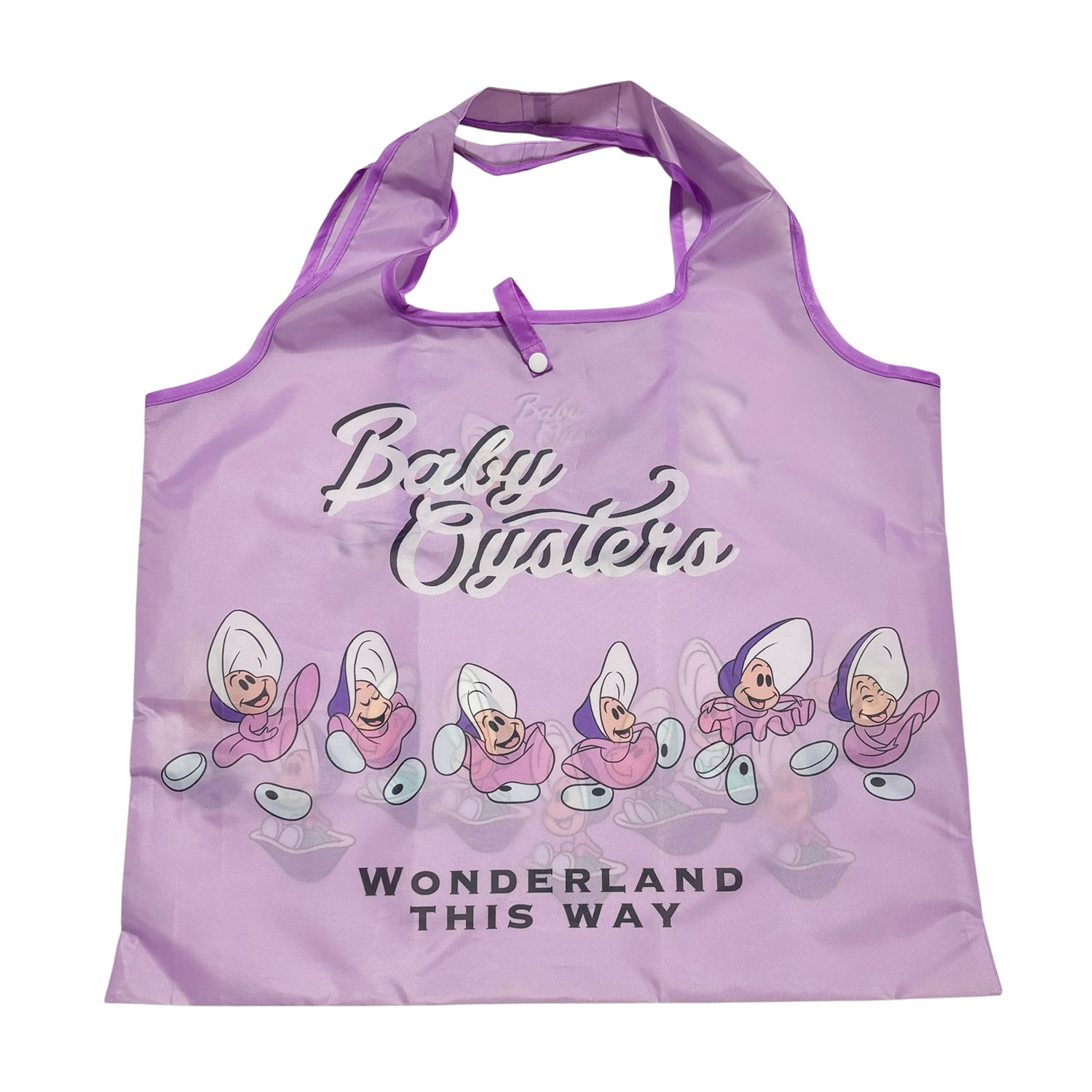 [公式] メーカー直営 ディズニー くるくるショッピングバッグ  ふしぎの国のアリス みんな整列