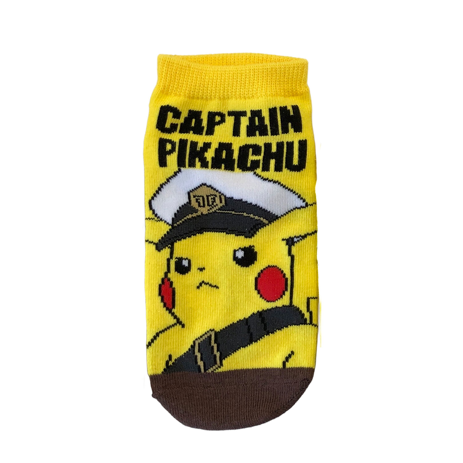 [公式] メーカー直営 ポケットモンスター キャラックス（ジュニア靴下）キャプテンピカチュウ　アニメ　ポケモン